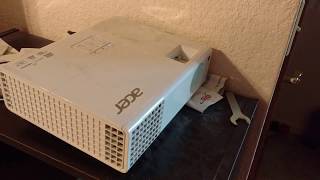 Acer Projector Lamp Replacement X1373WH Review [upl. by Lema112]