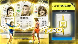 FIFA 22 20 x Guaranteed Mid or Prime Icon Upgrade Packs [upl. by Niac]