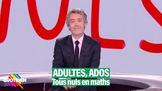 Arrêtez de critiquer les ados sur leur niveau en maths les adultes sont pires et depuis toujours [upl. by Aldarcie]