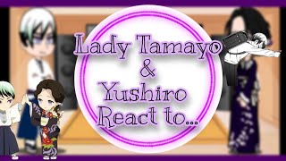 Lady Tamayo amp Yushiro react to the Kamado Siblings  Tanjirou  14  lunar emi [upl. by Atenik]