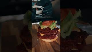 Oxtail Triple Meat Cheese Burger ‼️‼️ [upl. by Alleyne99]