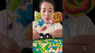 Decompressive food voicecontrolled chewing sound Chewing wax candy [upl. by Arlene]