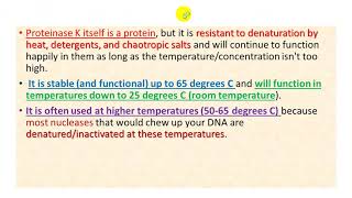 What is the Role of Proteinase K in DNA extractionاستخلاص الحمض النووي [upl. by Puff925]