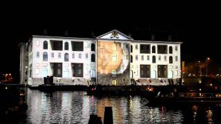 Opening Scheepvaartmuseum Amsterdam 3D projection 1 oktober 2011 [upl. by Wilda341]