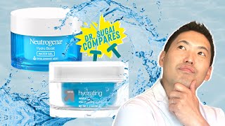 Dermatologist Compares Neutrogena Hydro Boost Water Gel vs up amp up Hydrating Water Gel [upl. by Adlog]