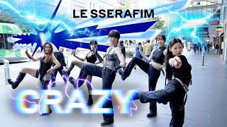 KPOP IN PUBLIC LE SSERAFIM르세라핌  “CRAZY”  Dance Cover by MMIXX Official Australia [upl. by Wilonah]