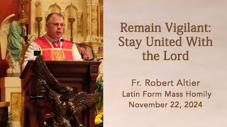 Remain Vigilant Stay United With the Lord [upl. by Atalanta]