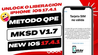 ✅Cómo liberar iPhone “ Tarjeta Sim no Válida “  iOS 1741  con Rsim MKSD QPE  Esim Virtual 2024 [upl. by Gabbey]