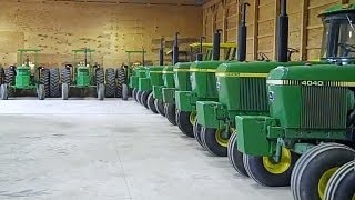 Machinery Pete Low Hour John Deere Tractor Collection in NY [upl. by Odlanar]