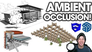 The Ultimate Guide to AMBIENT OCCLUSION in SketchUp New Feature [upl. by Glover]