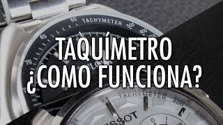 ¿Qué Es y Cómo Funciona un Taquímetro en un Reloj  Aprende sobre Relojería [upl. by Yrocaj]