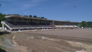 Périgueux  du retard sur le chantier du stade [upl. by Pearl]