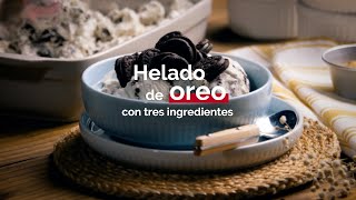 Prueba este HELADO de OREO con sólo 3 INGREDIENTES  Shorts [upl. by Siravart]