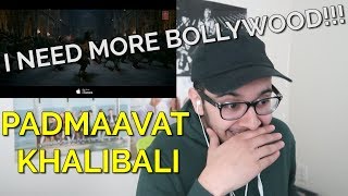 KHALIBALI  Ranveer Singh  Padmaavat REACTION [upl. by Eaves341]