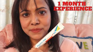 My 1 Month Experience with Supatret 004 Tretinoin Microsphere gel  All in one cream [upl. by Yrroc]