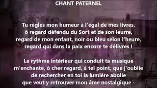 Chant paternel  JeanJoseph Rabearivelo lu par Yvon Jean [upl. by Elleved]