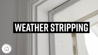 DIY How to install weather stripping  Exterior Door Installation [upl. by Helprin]