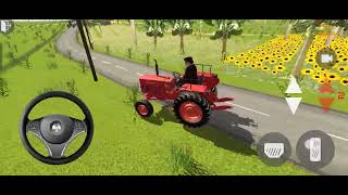 Indian tractor driving 3d vipul Thakor1vi [upl. by Cindra687]