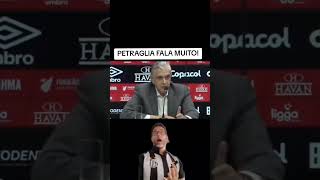 PETRAGLIA FALOU MUITO E AGORA CHORA santos memes futebol shorts [upl. by Olrak953]