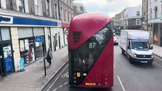 London bus ride 🇬🇧 Route 452 Vauxhall Bus Station to Ladbroke Grove Sainsbury’s Pls Subscribe [upl. by Delano]