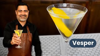 Drink Like James Bond with This Vesper Martini Recipe cocktailsandmixology cocktails [upl. by Pohsib]