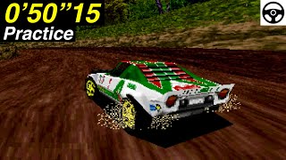 Desert  Fastest Lap Lap 1 50”15 SSPAL SEGA RALLY CHAMPIONSHIP 1995 [upl. by Zabrina]