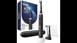 Special discount on OralB iO Deep Clean Rechargeable Electric 1 iO5 Limited 3 Toothbrush Heads [upl. by Candace]