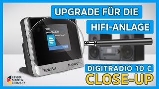 DIGITRADIO 10 C  DABUKWRadioadapter mit Farbdisplay und BluetoothAudiostreaming TechniSat [upl. by Treblih]