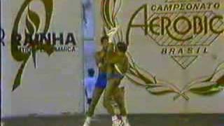 Campeonato Aerobica Brasil 92 Michael E Andrea Cunha [upl. by Emmerich]