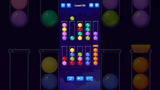 Ball Sort Level 30 Walkthrough Solution AndroidiOS [upl. by Roana57]