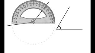 How to measure angles using a protractor  why does it have two sets of measurements [upl. by Vihs]