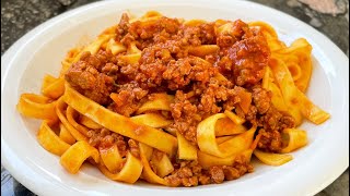 RAGÙ ALLA BOLOGNESE how to cook authentic tagliatelle bolognese the Italian way [upl. by Audun]