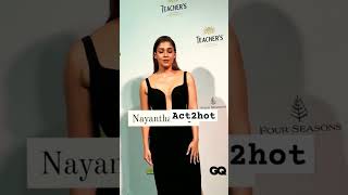 Nayanthara Flaunts Her Huge Figure In Bold Black Outfit At GQ35 Awards [upl. by Zak]