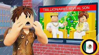 Sus VERDADEROS PADRES eran TRILLONARIOS Película de ROBLOX [upl. by Nisay317]