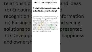 Q7 UGC NET paper 1 teaching aptitude questions answers and explanation [upl. by Ahouh]