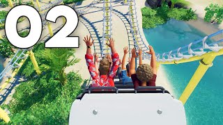 Planet Coaster 2  Part 2  Building a Roller Coaster [upl. by Nytsirk]