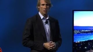 Michael Bay quits Samsungs press conference [upl. by Anert]