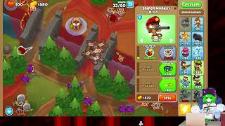 Bloons TD6 Ravine Hard Round 63 Fail [upl. by Georges]