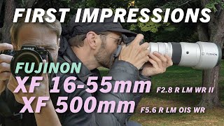 XF 1655 28 amp XF 500 56 First Impressions Review [upl. by Asyal]