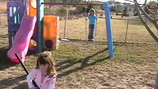 Kid gets hit in the face by swing [upl. by Razec334]