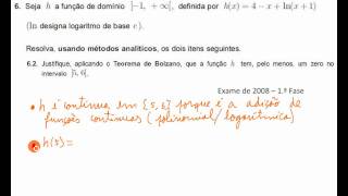 Teorema de Bolzano  Matemática 12º Ano [upl. by Agnella929]