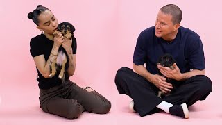 Channing Tatum and Zoë Kravitz The Puppy Interview [upl. by Emse]