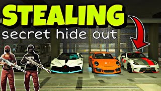 Stealing All quotSPORTS CARquot from VonOrdonaVlogs in GTA 5 [upl. by Nissy]