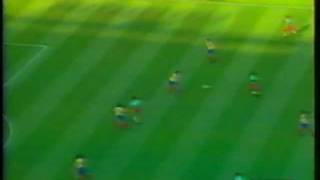 1990 June 14 Cameroon 2Romania 1 World Cupmpg [upl. by Ynafetse]