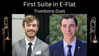 1st Suite in Eflat for 2 Trombones  Chaconne [upl. by Jarl74]