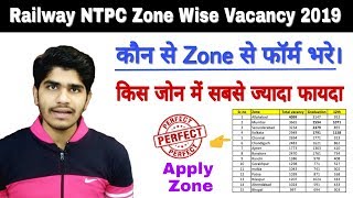 Railway NTPC Top 10 Zone  Zone Wise Vacancies  Form Apply Zone  RRB NTPC Zone [upl. by Sirrap]