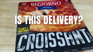 THE BEST FROZEN PIZZA DIGIORNO CROISSANT REVIEW [upl. by Claire]