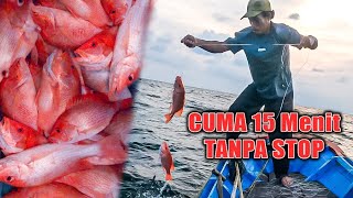 Cuma 15 Menit Langsung Bisa Pulang Mancing Kakap Merah [upl. by Perlman]