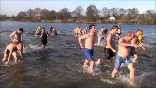 Nieuwjaarsduik Didam 2014 Impressie [upl. by Enylodnewg]