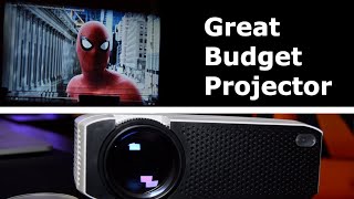 Apeman Mini Projector Review Best Budget Projector [upl. by Ellerahs411]